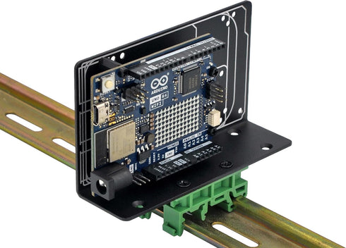 DIN Rail Mount Bracket for Raspberry Pi 1A+ 1B+ 2B 3B 3B+ 4B Zero, UNO Mega-2560 BeagleBone Black...