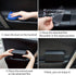 FMS Soft Car Armrest Console Cushion for Relaxation PU Leather Memory Foam Car Seat Armrest (Black)...