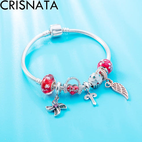 12 Zodiac Constellation Pendant Charms with Clear CZ, 925 Sterling Silver Horoscope Beads, fits European Birthday Bracelet, Gifts for Mother/Wife/...