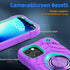 KCJ for iPhone 13 Mini case/iPhone 12 Mini case 5.4 Inch with Ring Holder, with 2 Pack Screen Protector + 1 Pack Camera Lens Protector,Heavy-Duty ...