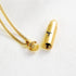Cremation Jewelry for Ashes Bullet Shape Pendant Urn Necklace Stainless Steel Keepsake Memorial Jewelry for Men Women...
