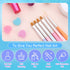 6Pcs Nail Art Brush Set, Gel Polish Acrylic Nails Painting Brush Dotting Pen Liner Brushes Double-Ended Fingernail Design Tools Kit Manicure Drawi...