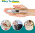 Berry&Bird Mini Pruning Shears for Gardening Curved Blades Hand Pruners with Wooden Handle Garden Scissors Snips Stainless Steel Trimming Small Cl...