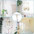 8PCS Ceiling Hooks for Hanging Plants, Self-Adhesive Ceiling Hooks No Drilling, PVC Clear Plant Hooks for Ceiling with Stainless Steel Plant Hooks...