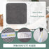 SINLAND Microfiber Dish Cloth for Washing Dishes Dish Washing Rags Best Kitchen Washcloth Cleaning Cloths Wash Cloths with Poly Scour Side 7.87Inc...