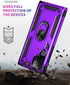 Androgate for Samsung S22 Ultra Case, Galaxy S22 Ultra Case, with HD Screen Protectors, Military-Grade Ring Holder Kickstand 15ft Drop Tested Shoc...