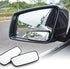 Ampper Rectangle Blind Spot Mirror, HD Glass ABS Housing Convex Wide Angle Rearview Blindspot Car Mirror for Car SUV and Truck (Framed, Pack of 2)...