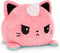 TeeTurtle - The Original Reversible Cat + Dog Plushie - Blue Puppicorn + Pink Kittencorn - Cute Sensory Fidget Stuffed Animals That Show Your Mood...