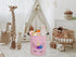 Round Laundry Hamper Storage Basket Laundry Organizer Hamper Storage Bins Clothes and Toys Box Nursery Hamper Gift Basket For Kids with Handles...