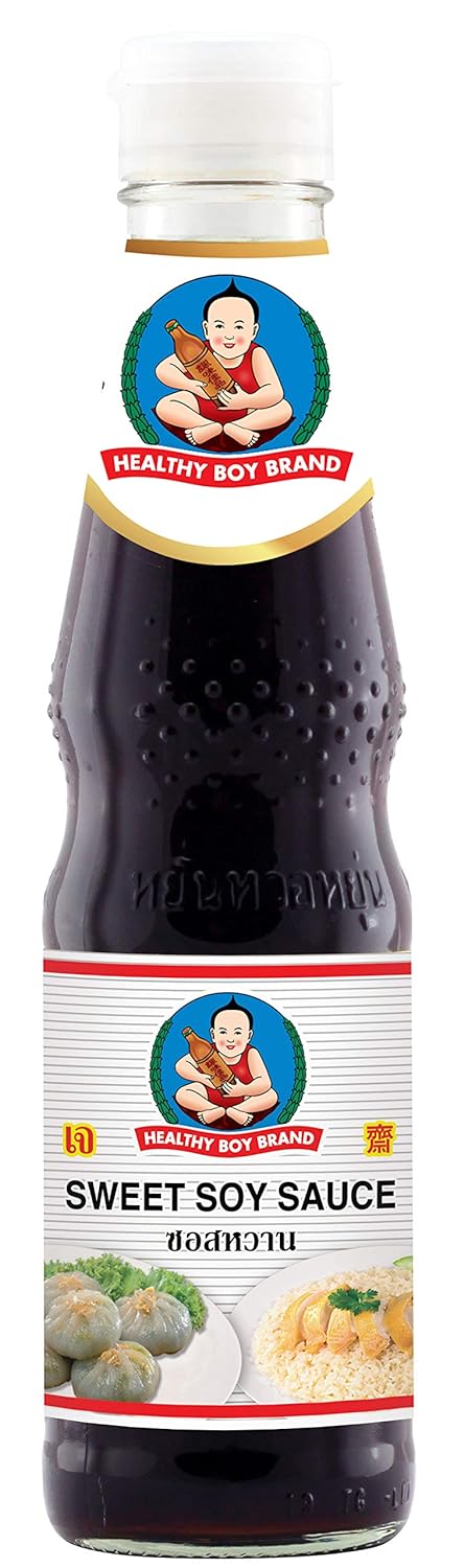 Healthy Boy Thai Sweet Soy Sauce (White Label), 14 Ounces, Product of Thailand (Pack of 1)...