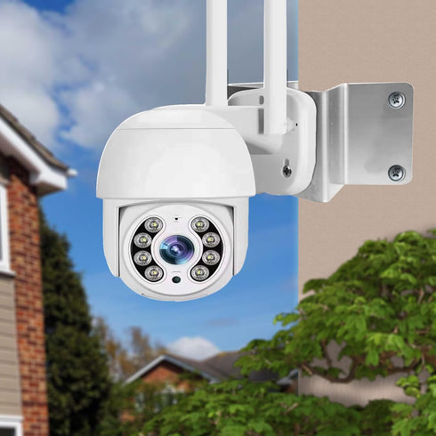WiTi Stainless Steel Exterior Outside Wall Corner Mount for PTZ Camera,Solid Holder Bracket for a Wide View Angle Installing CCTV Surveillance Cam...