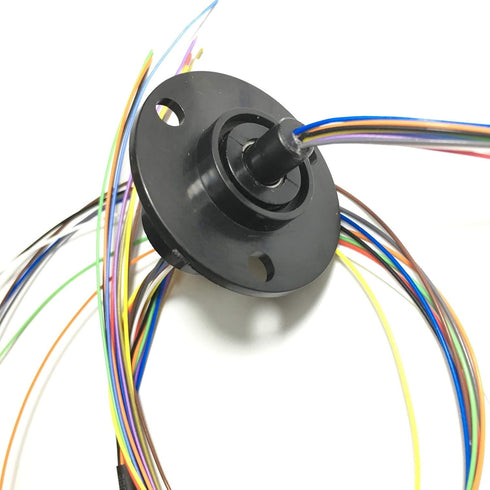 Taidacent 6 Wires12 Wires 2A 5A 10A 15A 20A 30A Slip Ring Collector Ring Rotary Electrical Contact Electrical Slip Ring Joint Rotary Connector (12...