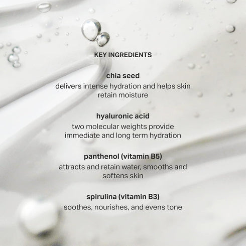 Cocokind Chia Bounce Mask, Hydrating Face Mask, Overnight Face Mask and Gel Moisturizer, With Chia Seeds, Panthenol, Niacinamide and Hyaluronic Ac...