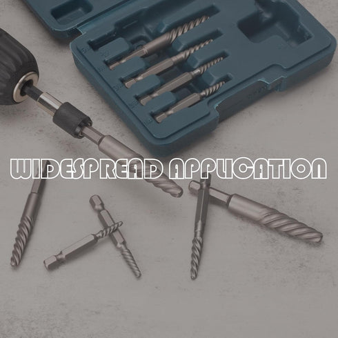 Damaged Screw Extractor Set, Easy Out Bolt Extractor with Quick Change Adapter for Easily Remove Broken Bolts, Stripped Screws, Studs, 6-Piece...