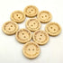 50Pcs Buttons Round 2 Holes Handmade with Love Letter Wooden Button DIY Sewing Decor - 15mm, Sewing Buttons...