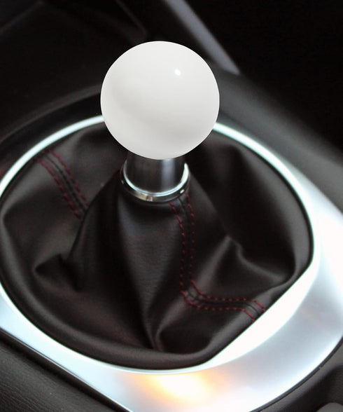 Shift Knob Manual Gear,Round Shift Knob Acrylic Gear Shift Knob,4 5 6 Speed Universal Shifter Knob with 3 Adapters,Fit for Manual Car M 8 * 1.25, ...