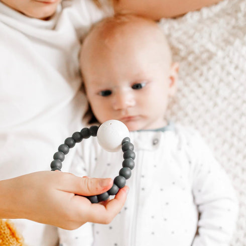 Ryan and Rose Cutie Teether Rattle (Charcoal)...