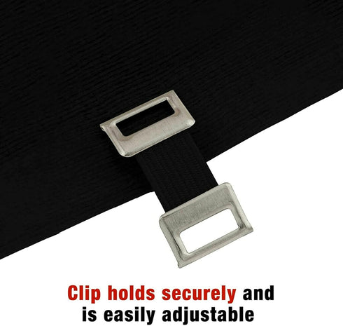 ACE 4 Inch Elastic Bandage with with Clips, Black, Great for Leg, Shoulder and More, 1 Count...
