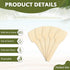 2.75" Disposable Wooden Taster and Sampling Spoons - Pack of 500ct...