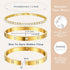 doubgood Gold Bracelets for Women Gold Bangles for Women Tennis Bracelets Bangle Bracelets Gold Bracelet Stack 14K Gold Plated Jewelry Mother's Da...