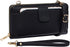 K . A Womens Wristlet Wallet Crossbody Bag Cellphone Purse Handbag RFID Card Slots 2 Strap Wrist...