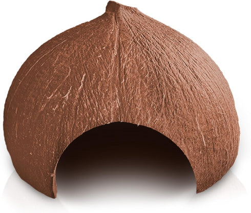 SunGrow Coconut Aquarium Shrimp Cave, Small Fish Tank Aquarium Decorations Accessories, Comfortable Shelter and Breeding Area for Crustaceans, Fis...