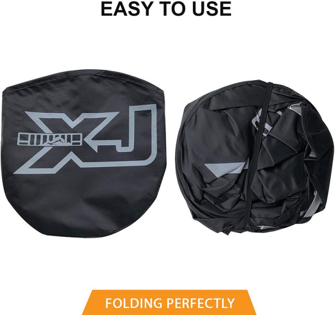 Cherokee XJ Accessories, Windshield Sunshade, Banner, Sun Shield, Fits Every Year XJ 1984-2001, Custom fit...