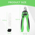ROPO Dog Nail Trimmer, Pet Nail Clippers, Dog Nail Clippers for Pet Paw Care, Dog Nail Clippers Pet Nail Trimmer for Different Types of Pets (Gree...