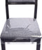 Zipcase 6 Pack Stain, Water and Kitty Scratch Resistant Clear Dining Chair Covers/Slipcovers Chair Protector Waterproof PVC Material, 17”D x 18”W ...