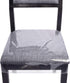 Zipcase 6 Pack Stain, Water and Kitty Scratch Resistant Clear Dining Chair Covers/Slipcovers Chair Protector Waterproof PVC Material, 17”D x 18”W ...