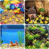 200pcs Mini Resin Ducks Yellow Tiny Ducks Mini Ducks Bulk Little Duck Figures Plastic Small Miniature Ducks for Dollhouse Decor Micro Fairy Garden...