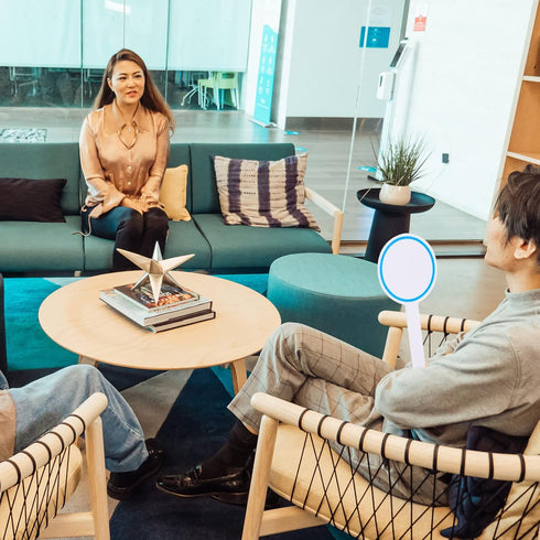 Dry Erase Paddle Board Dry Erase Answer Paddles 6Pcs Handheld Double Sided Paddles Mini White Boards Small White Board Dry Erase Signs for Classro...