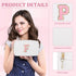 Etercycle Small Personalized Initial Letter Makeup Bag for Women, Cute Waterproof PU Leather Cosmetic Bag Travel Makeup Bag, Makeup Pouch Toiletry...