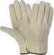 MCR Safety 3215M Economy Grade Unlined Cow Grain Leather Driver Men's Gloves with Keystone Thumb, Cream, Medium, 1-Pair,12...