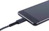 EcoSurvivor USB Type C Cable, USB-A to USB-C Black Nylon Braided Fast Charging Cable, 8ft, For iPhone 15/Pro/Max, iPad Air/Pro, MacBook, Samsung G...