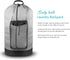 Dalykate Backpack Laundry Bag, Laundry Backpack with Shoulder Straps and Mesh Pocket Durable Nylon Clothes Hamper Bag with Drawstring Closure for ...