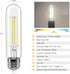 E26 LED Bulb 6W Dimmable, LED Light Bulbs Daylight 5500K E26 Edison Bulb, 700lm Equal 60 Watt AC120V 5 Inch, T10 Led Bulb Tubular for Rustic Penda...
