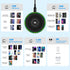S24 Ultra Samsung Wireless Charger Fast Charging Pad Android Phone Cargador Inalámbrico for Samsung Galaxy S24 S23 FE S22 S21 S20 Z Fold Flip 5 4,...