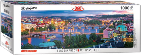 EuroGraphics (EURHR) Prague Czech Republic 1000Piece Puzzle (Panorama) 1000Piece Jigsaw Puzzle...