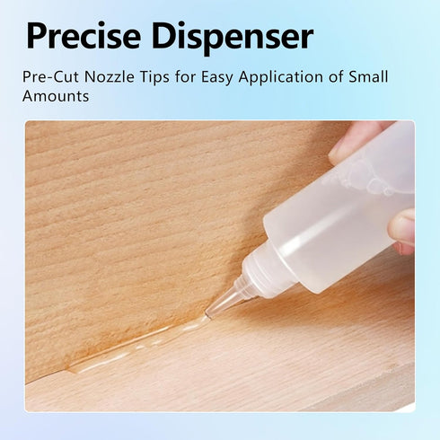 Applicator Bottle 1oz/30ml Needle Tip Squeeze Bottle 3 Pack Precision Applicator Bottle Small Glue Paint Fine Tip with Funnel for Acrylic Painting...