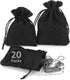 Burlap Drawstring Bags Set, 5.5 x 4 and 4.8 x 3.5, Sacks 20 for Small Favor, Gift, Treat, Goodie, Party, Jewelry, Little Sachet, Coffee Bean, Mini...