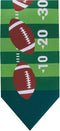 Jacob Alexander Men's Football Field Yard Lines Pre-Tied Zipper Neck Tie - Green...