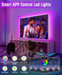 TV LED Backlight,13.1FT LED Lights for TV 43-55 inch,LED Lights That Sync with TV,Music Sync TV LED Lights,TV Lights Behind TV Backlight with Remo...