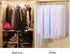 Univivi Clear Garment Bags for Hanging Clothes 60 inch Clear Dress Bags for Storage 6Pack Suit Cover for Long Gown Coat...