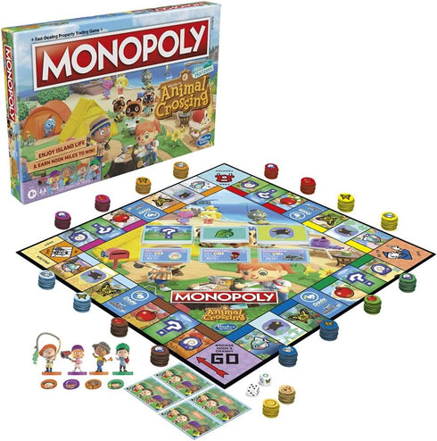 Monopoly Animal Crossing New Horizons Edition Board Game for Kids Ages 8 and Up, Fun Game to Play for 2-4 Players, Multicolor...
