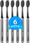 Charcoal Toothbrushes - Charcoal Toothbrush Soft, Activated Charcoal Toothbrush Super Soft, Toothbrush Charcoal, Teeth Whitening Charcoal Tooth Br...