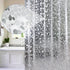 EurCross Stall Shower Curtain Liner54 x 72inch, EVA Waterproof Weighted Clear Shower Liner with Magnets,Cobblestone Narrow Small Shower Curtain Li...