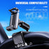 360 Degree Rotation Dashboard Cell Phone Holder for Car Clip Mount Stand Suitable for 4 to 7 inch Smartphones (Black)......