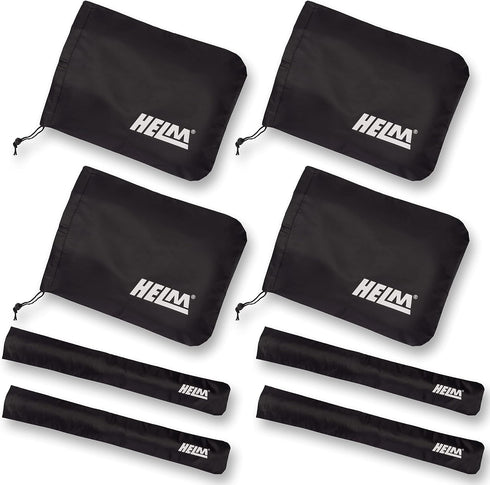 HELM - 2 Pack - Side Mirror Covers and Windshield Wiper Covers for Trucks Cars SUVs Vans. Protect from Ice Snow Frost Dew Rain Bird Poop. Side Cov...