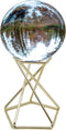 Large Gazing Ball Stand 6 inch for 10 inch Crystal Ball, Rock Display Stand, Air Plant Holder, for Abalone Shell, BowlS, Temari Ball, Geode, Ostri...